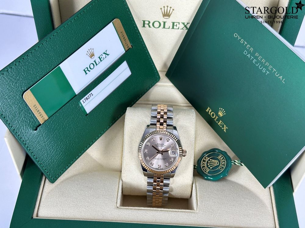 Rolex Datejust 31 mit Diamanten - 178271