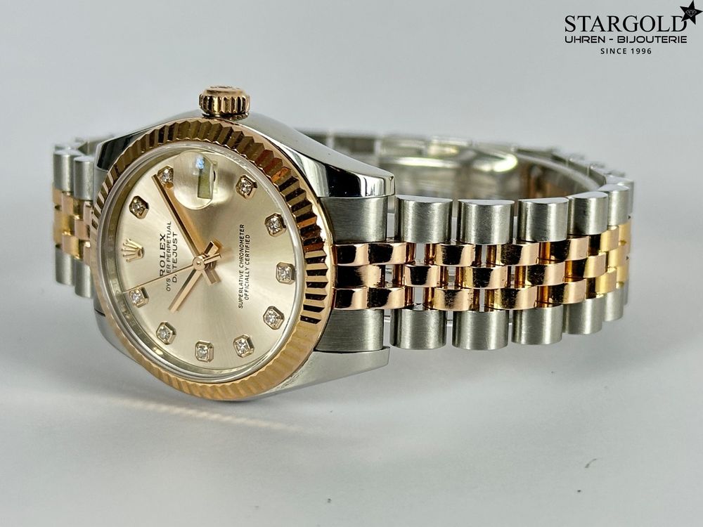Rolex Datejust 31 mit Diamanten - 178271