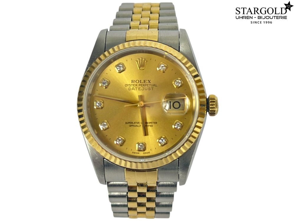 Rolex Datejust 36 - 16233 auf Stargold.ch erhältlich.