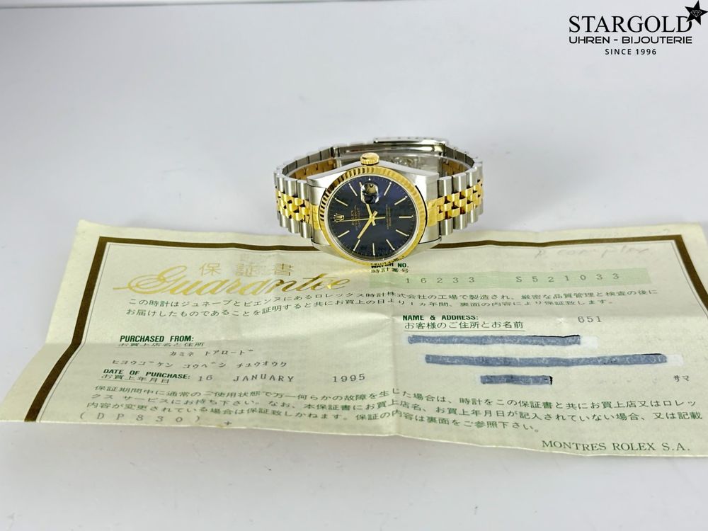 Rolex Datejust 36 - 16233