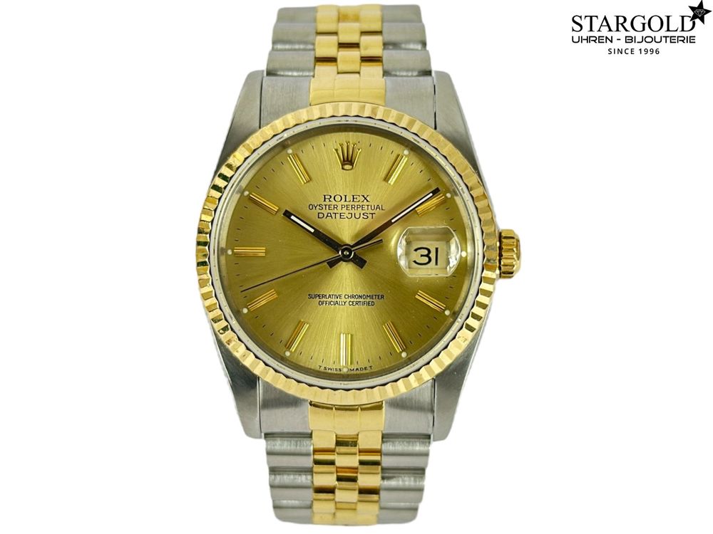 Rolex Datejust 36 Bicolor - 16233 auf Stargold.ch erhältlich.
