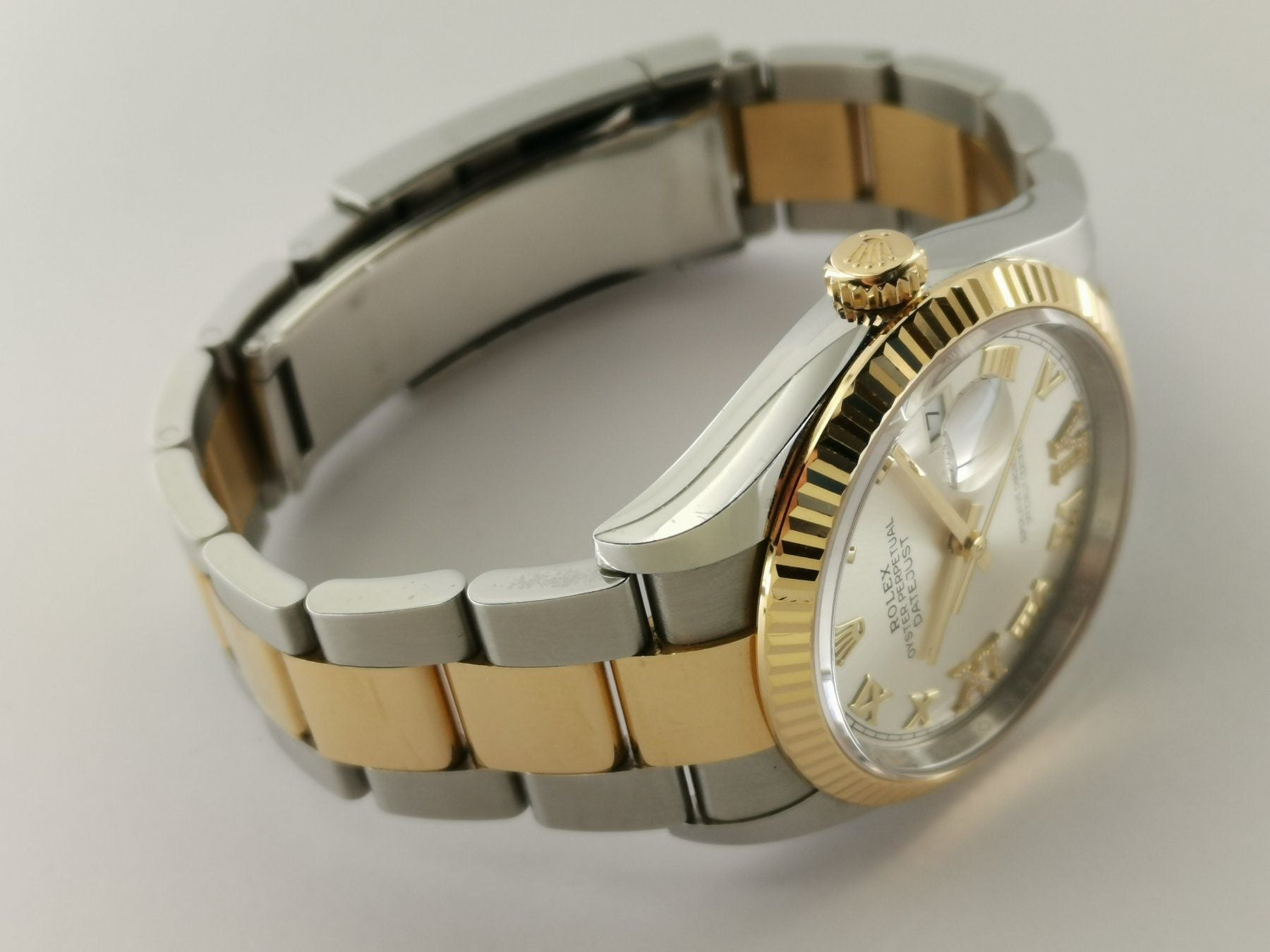 Rolex Datejust 36 StahlGold mit Diamanten - 126233