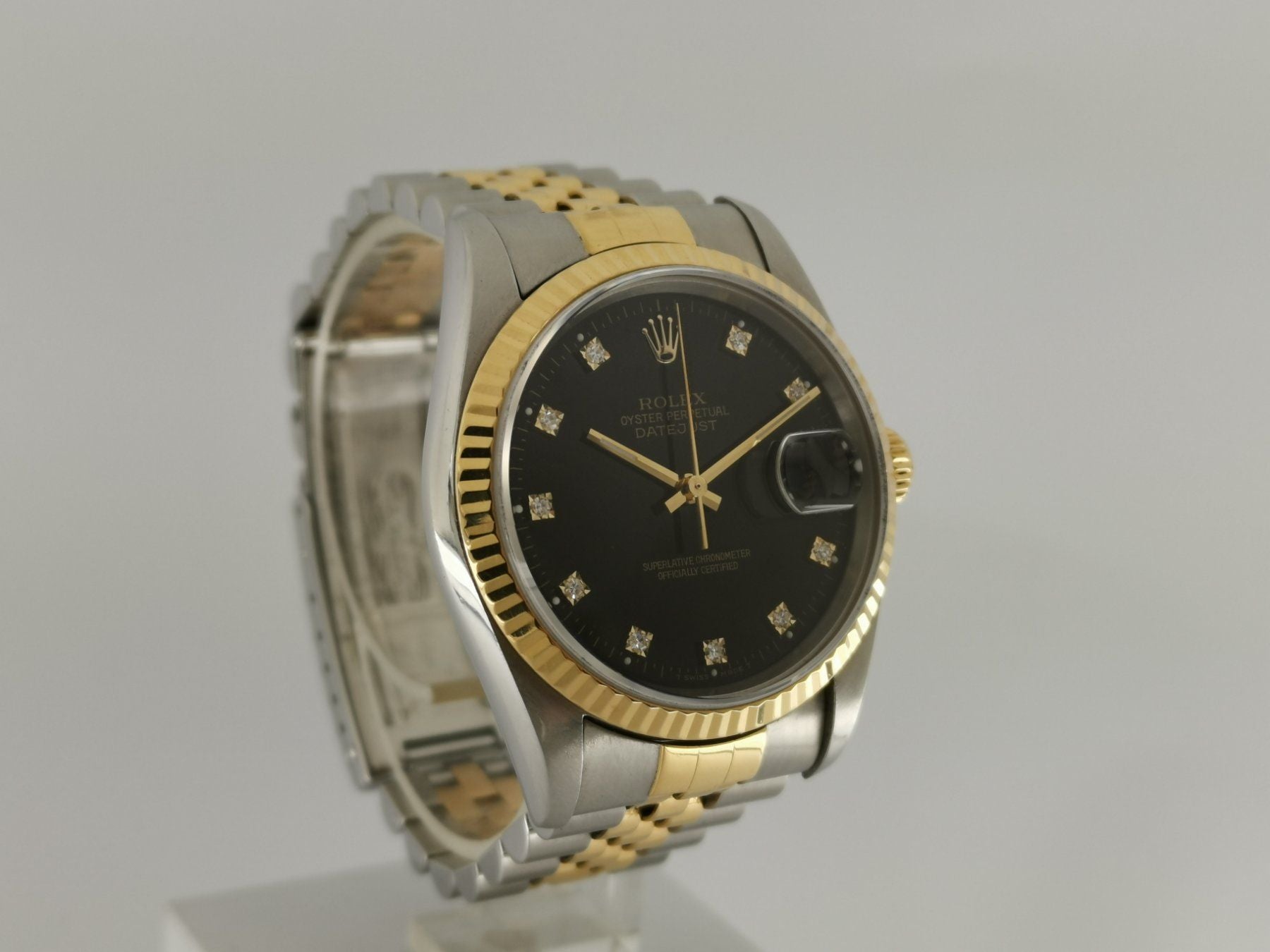 Rolex Datejust 36mm SteelGold with Diamonds - 16233