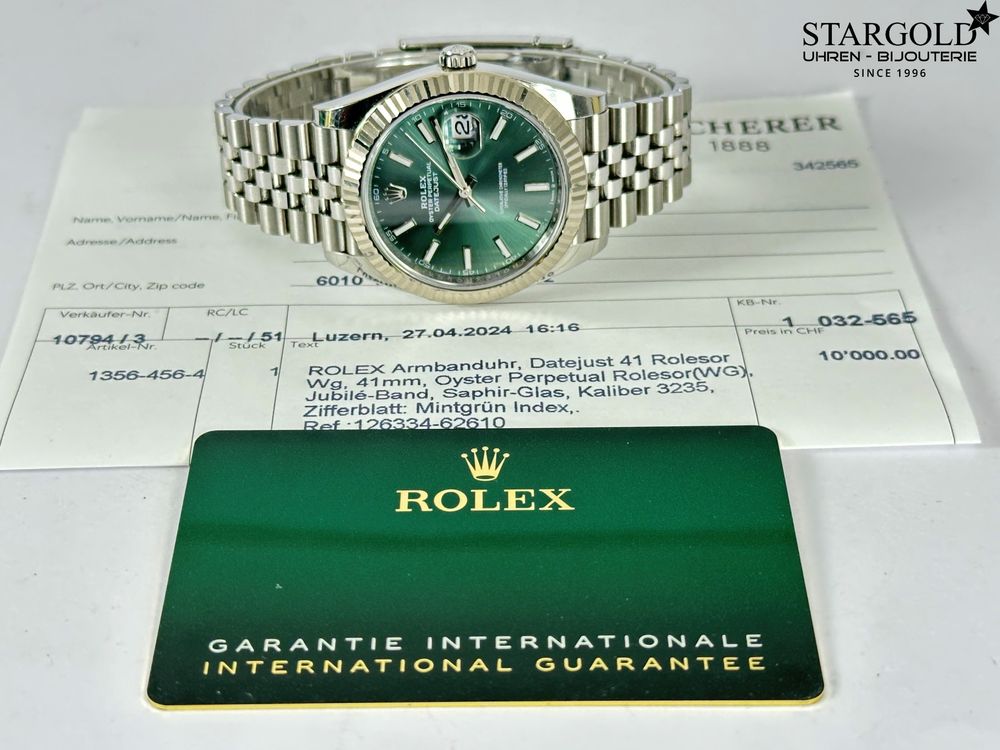 Rolex Datejust 41 - 126334