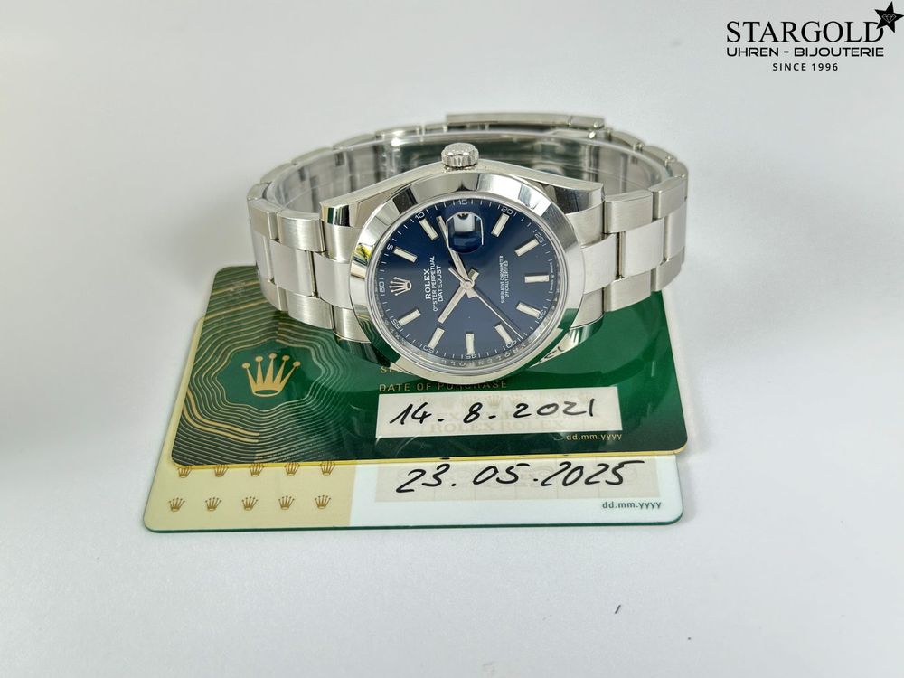 Rolex Datejust 41 Blau - 126300