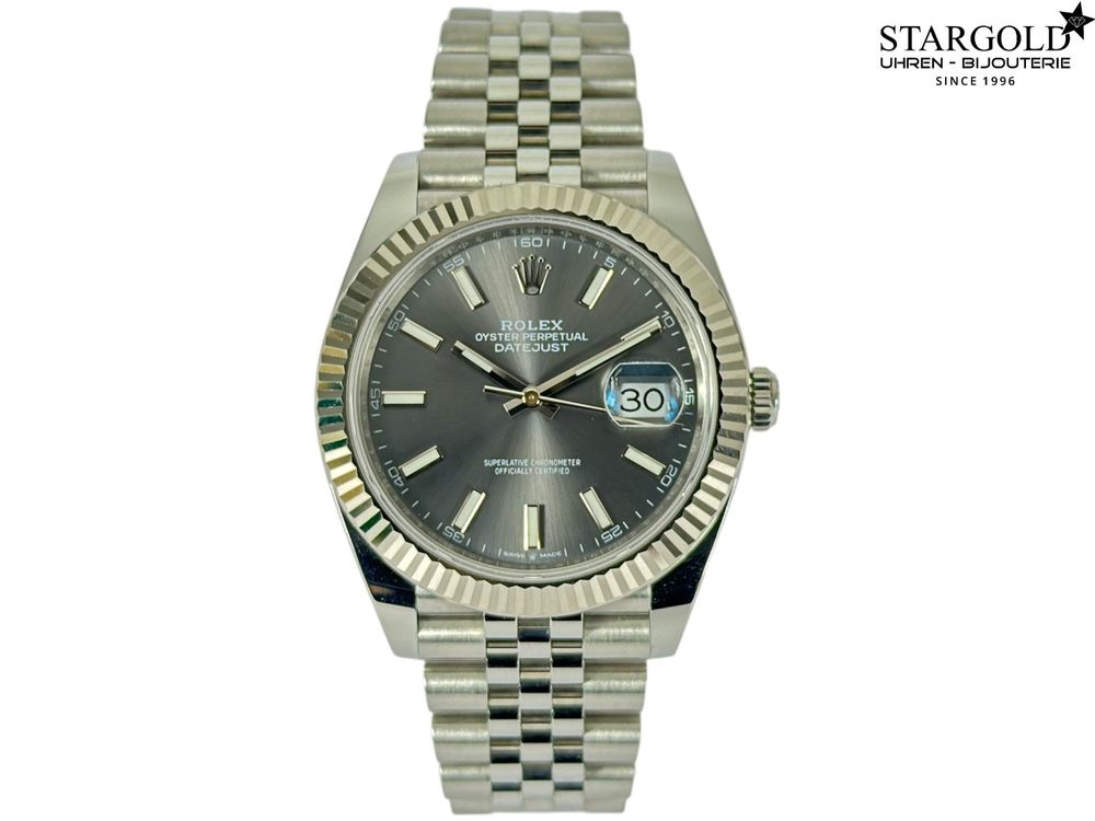 Rolex Datejust 41 grau - 126334 auf Stargold.ch erhältlich.