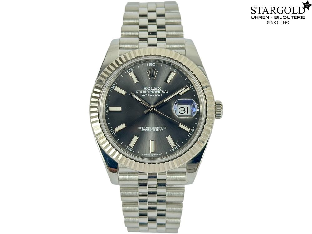 Rolex Datejust 41 grau - 126334 auf Stargold.ch erhältlich.