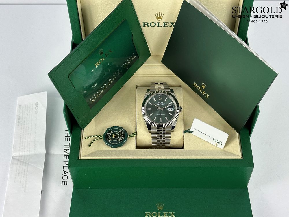 Rolex Datejust 41 grün - 126334