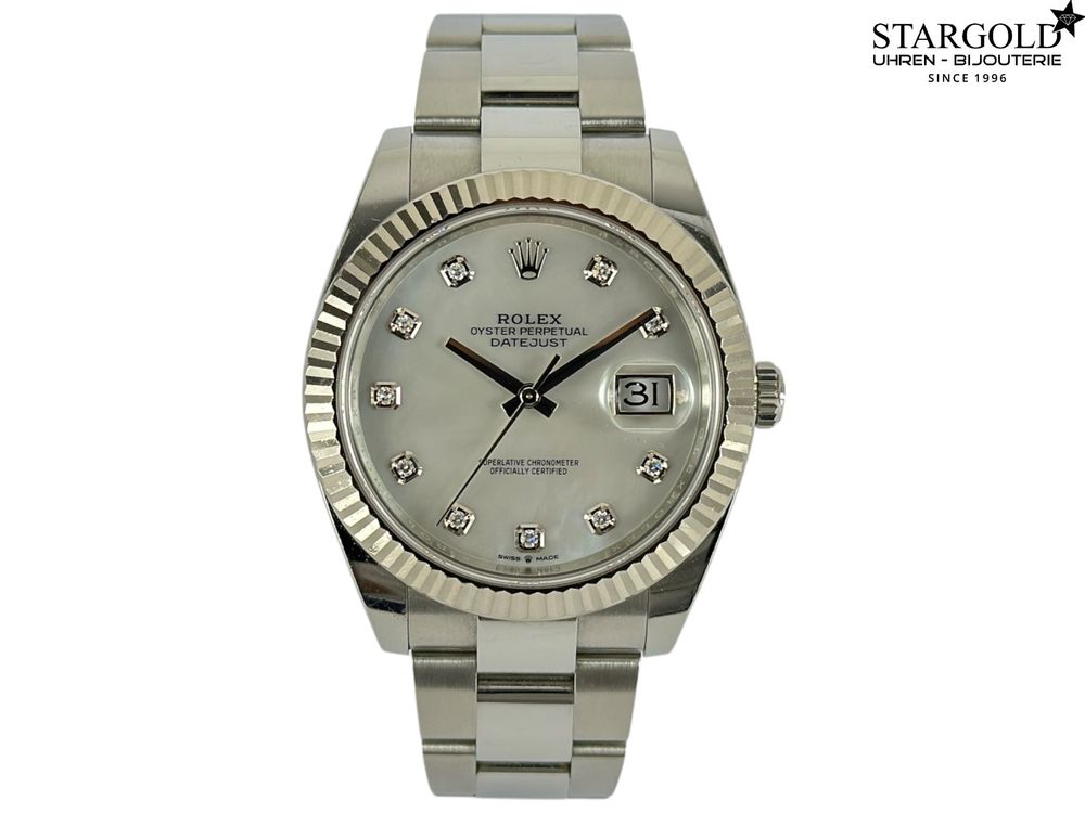 Rolex Datejust 41 mit Diamanten - 126334 auf Stargold.ch erhältlich.