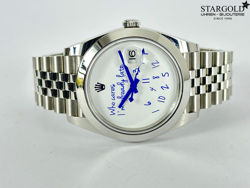 Rolex Datejust 41mm „who cares im already late!“ - 126300