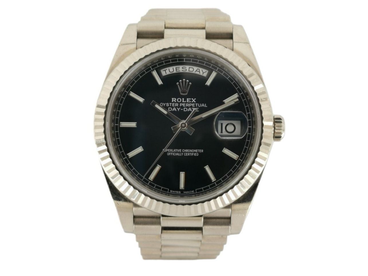 Rolex Day-Date 18K white gold - 228239 (full set)