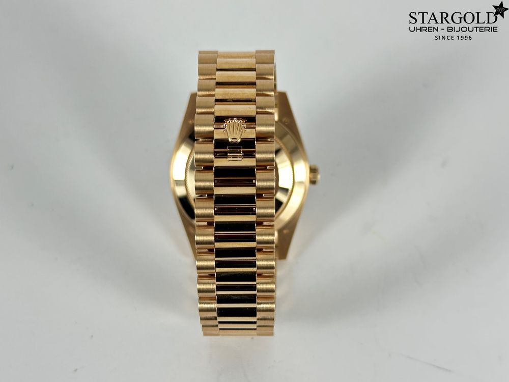 Rolex Day-Date 40 Eisenkiesel Baguette Diamond - 228235