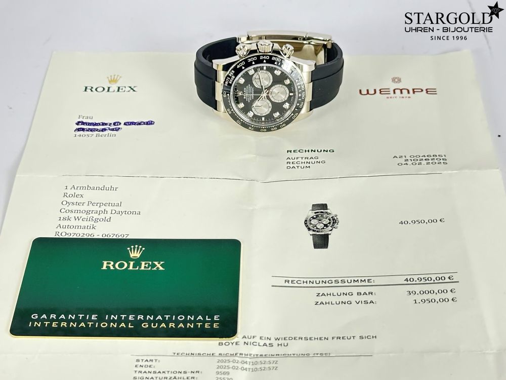 Rolex Daytona with diamonds - 126519LN