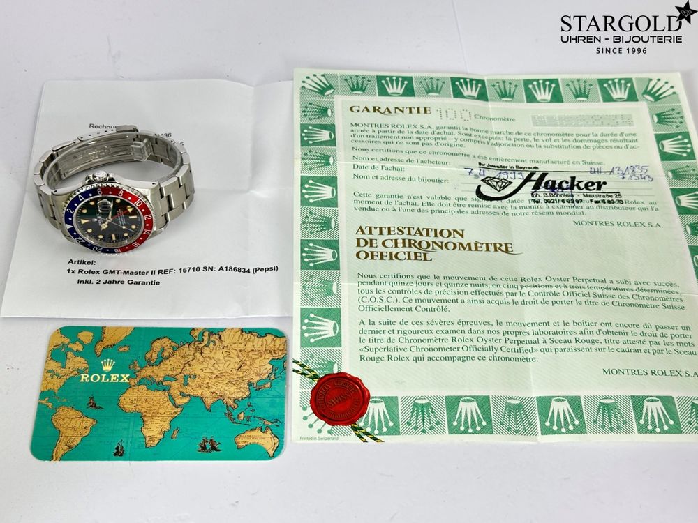 Rolex GMT-Master II "Pepsi" - 16710