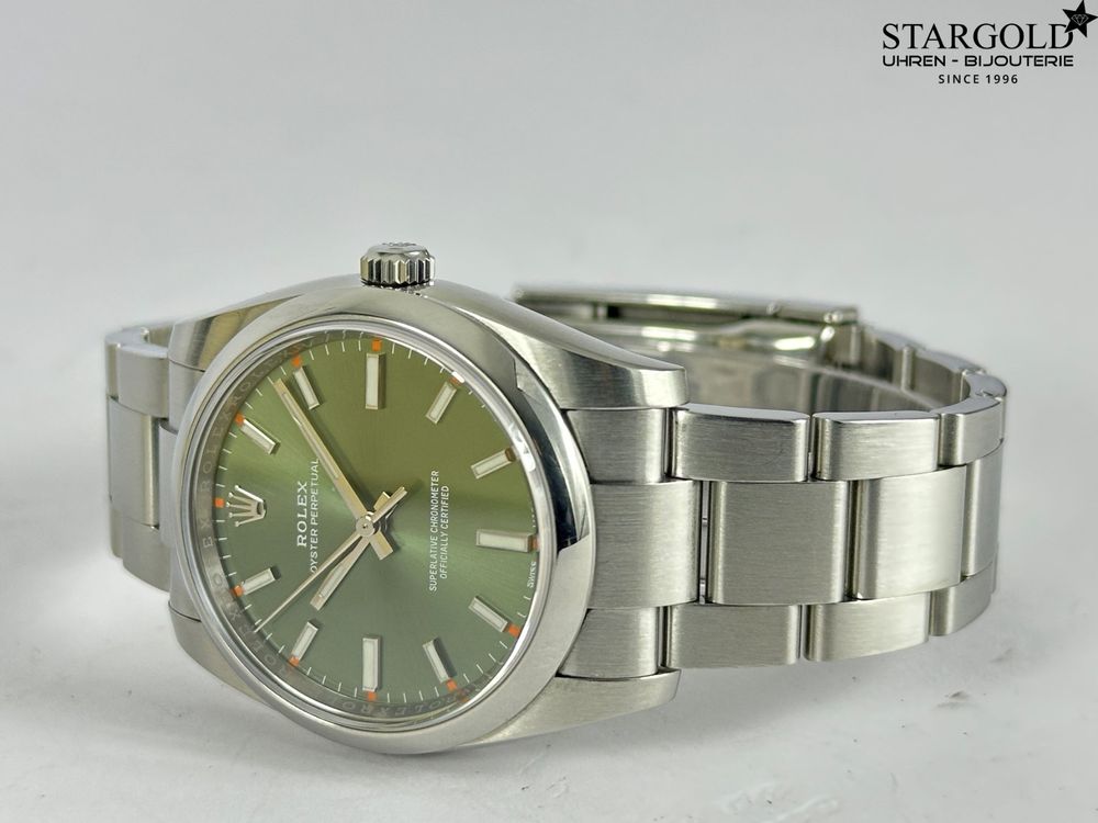 Rolex Oyster Perpetual 34 Grün - 114200