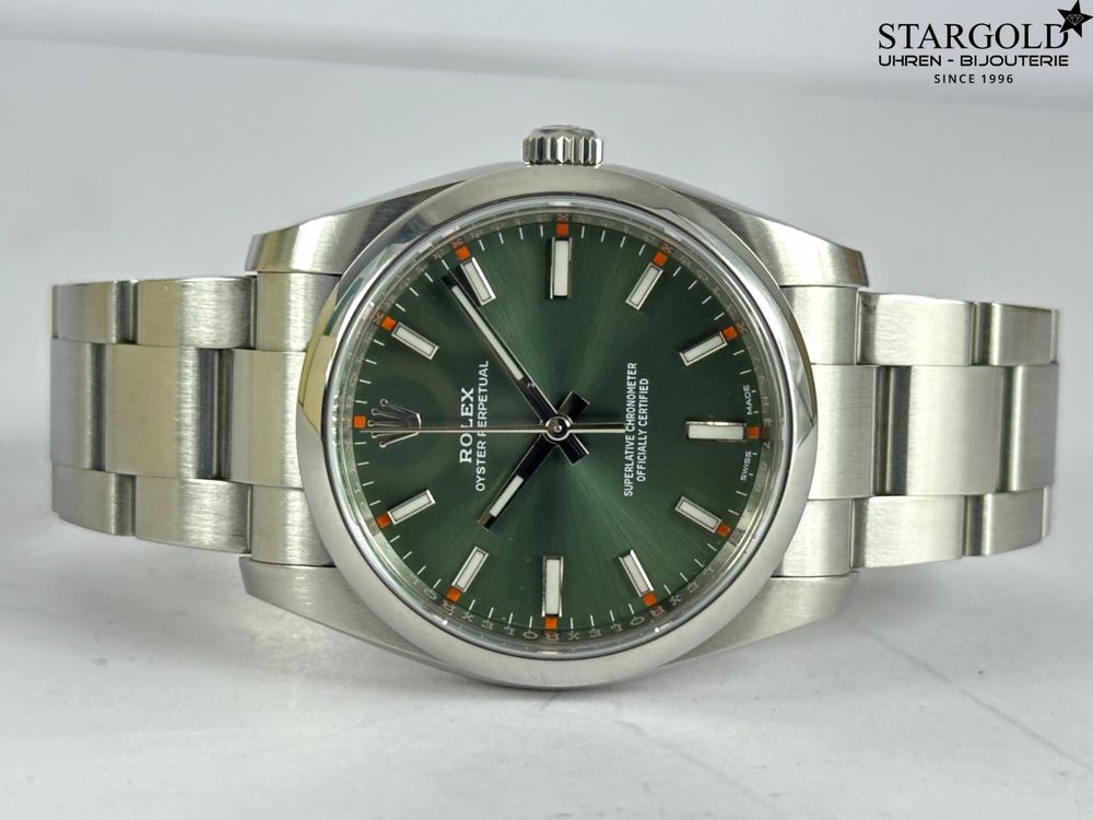 Rolex Oyster Perpetual 34 Grün - 114200