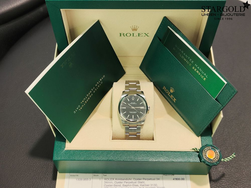 Rolex Oyster Perpetual 34 - 114200