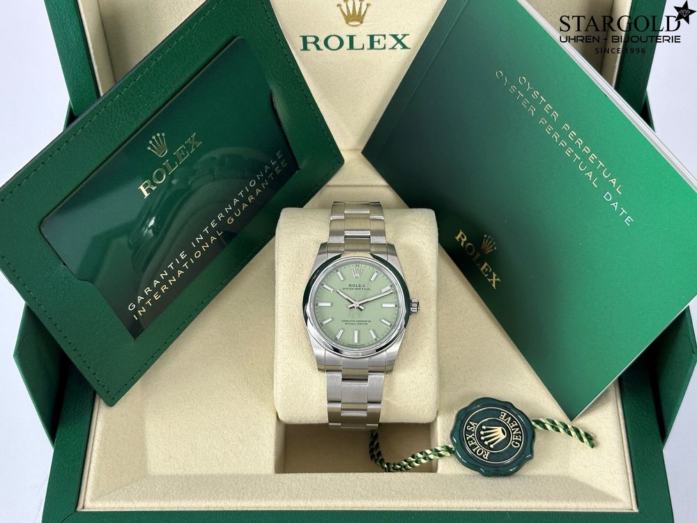 Rolex Oyster Perpetual 34 Pistachio - 124200