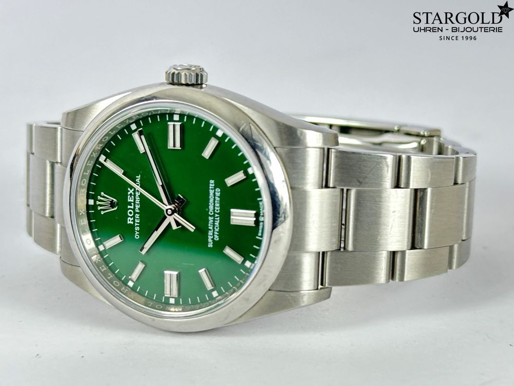 Rolex Oyster Perpetual 36 grün - 126000