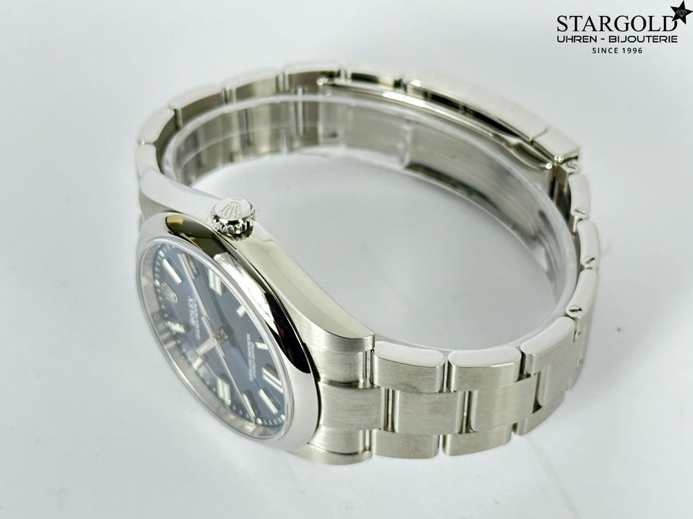 Rolex Oyster Perpetual Blau 41 - 124300