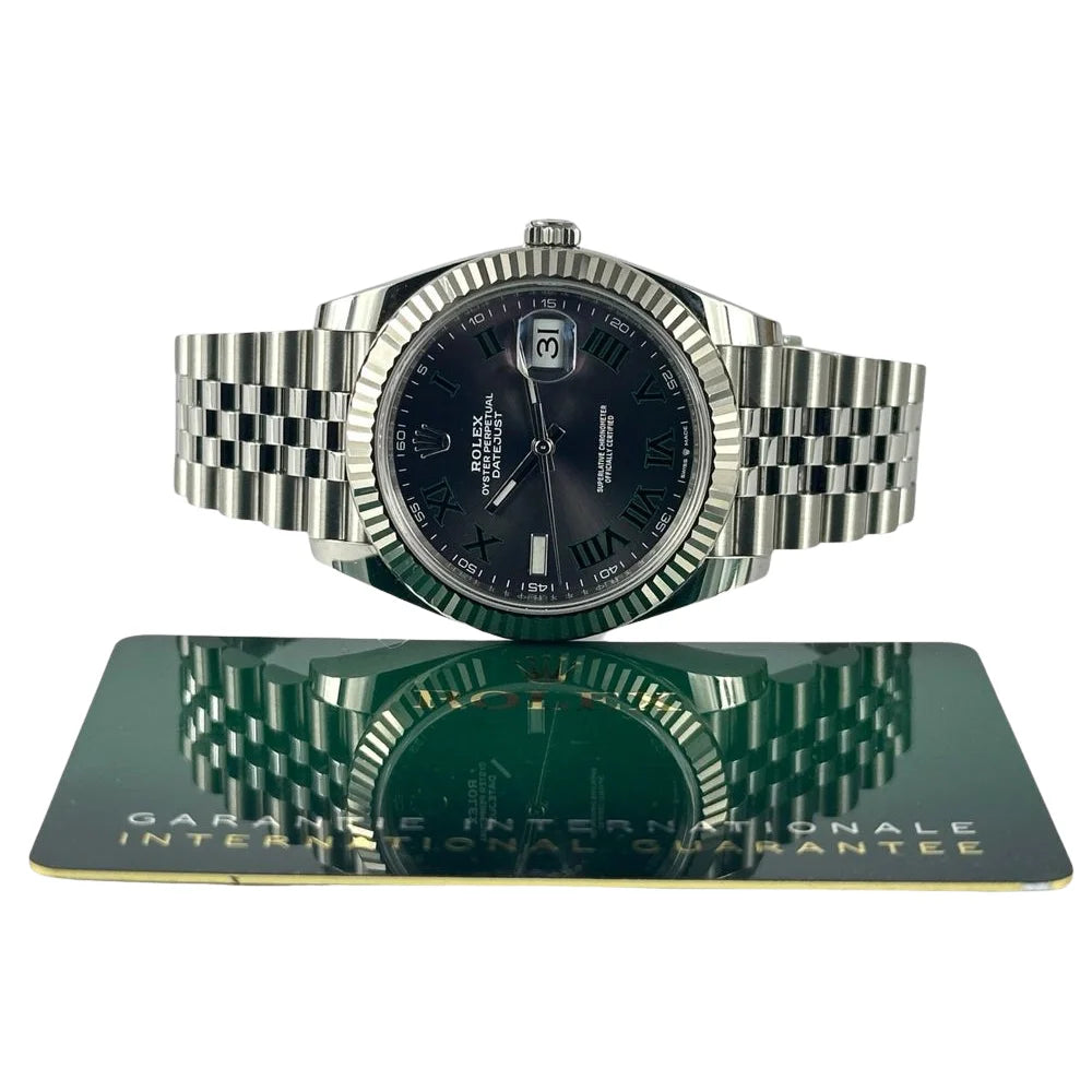 Rolex Wimbledon Datejust 41 MM Gebrauchte Herrenuhr - 126334