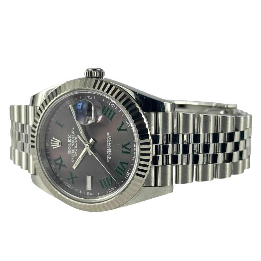 Rolex Wimbledon Datejust 41 MM Gebrauchte Herrenuhr - 126334
