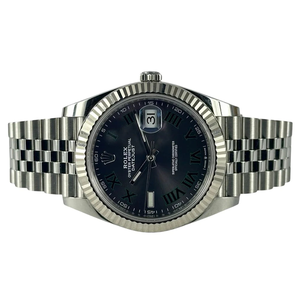 Rolex Wimbledon Datejust 41 MM Gebrauchte Herrenuhr - 126334