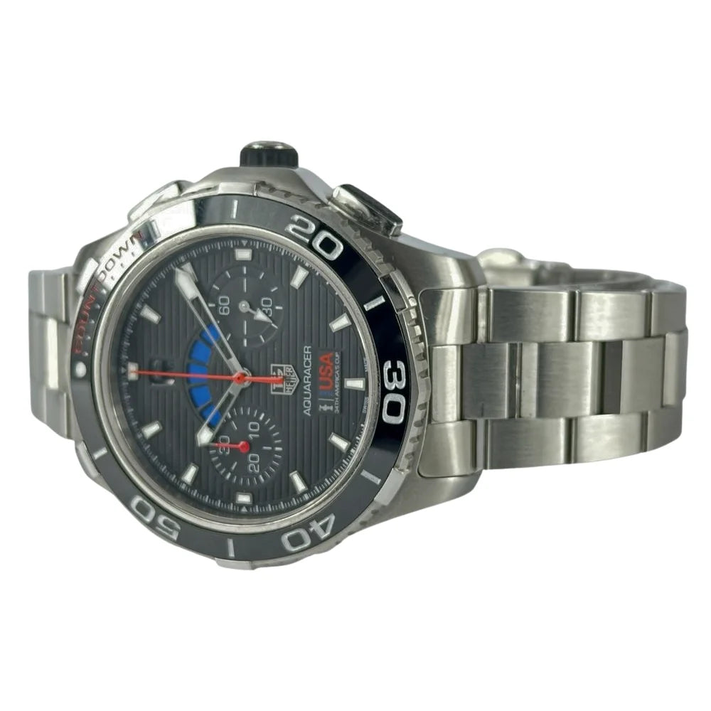 Tag Heuer Aquaracer 500M USA America's Cup Pre-Owned Herrenuhr - CAK211B