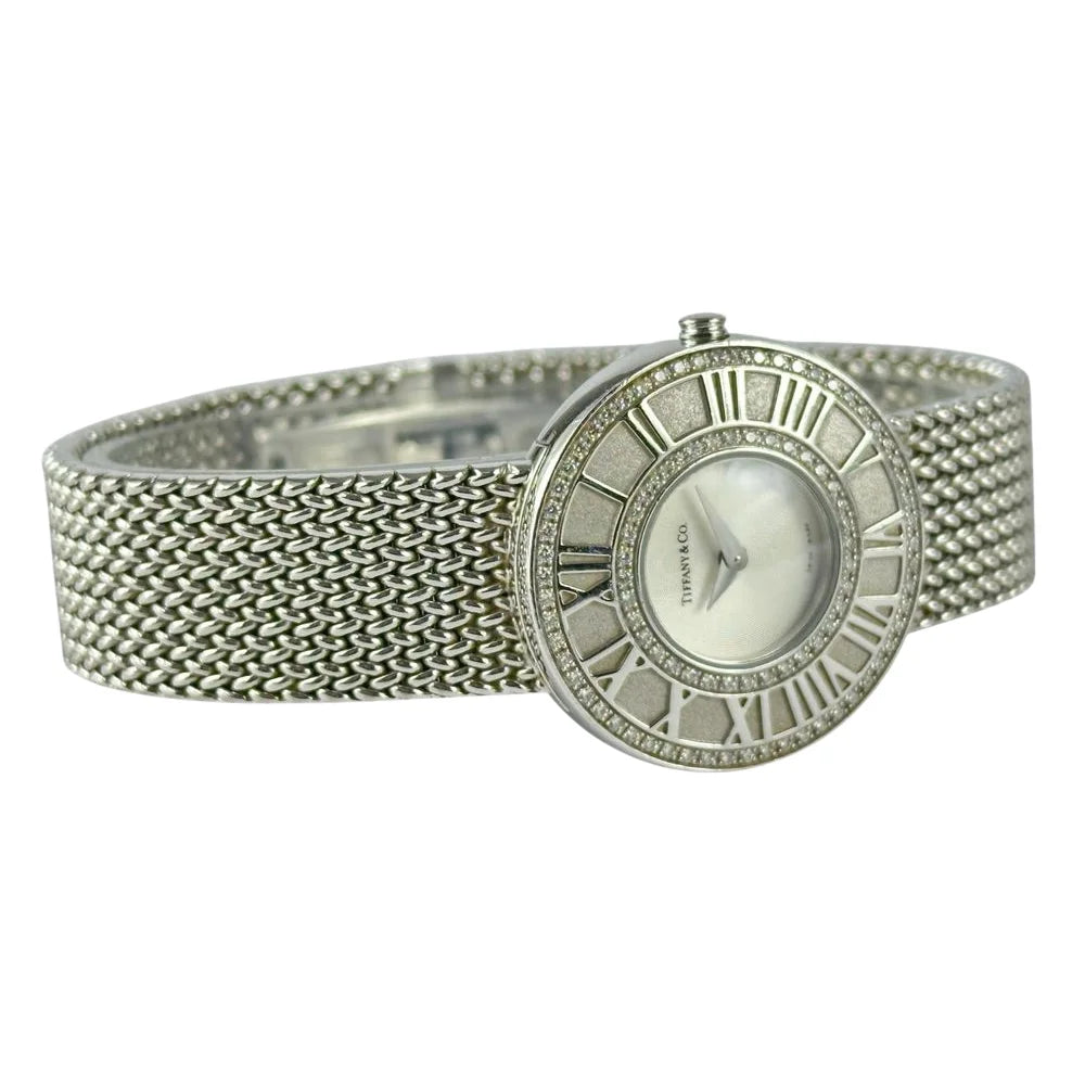 Tiffany & Co. 18K Weissgold 750 mit Diamanten