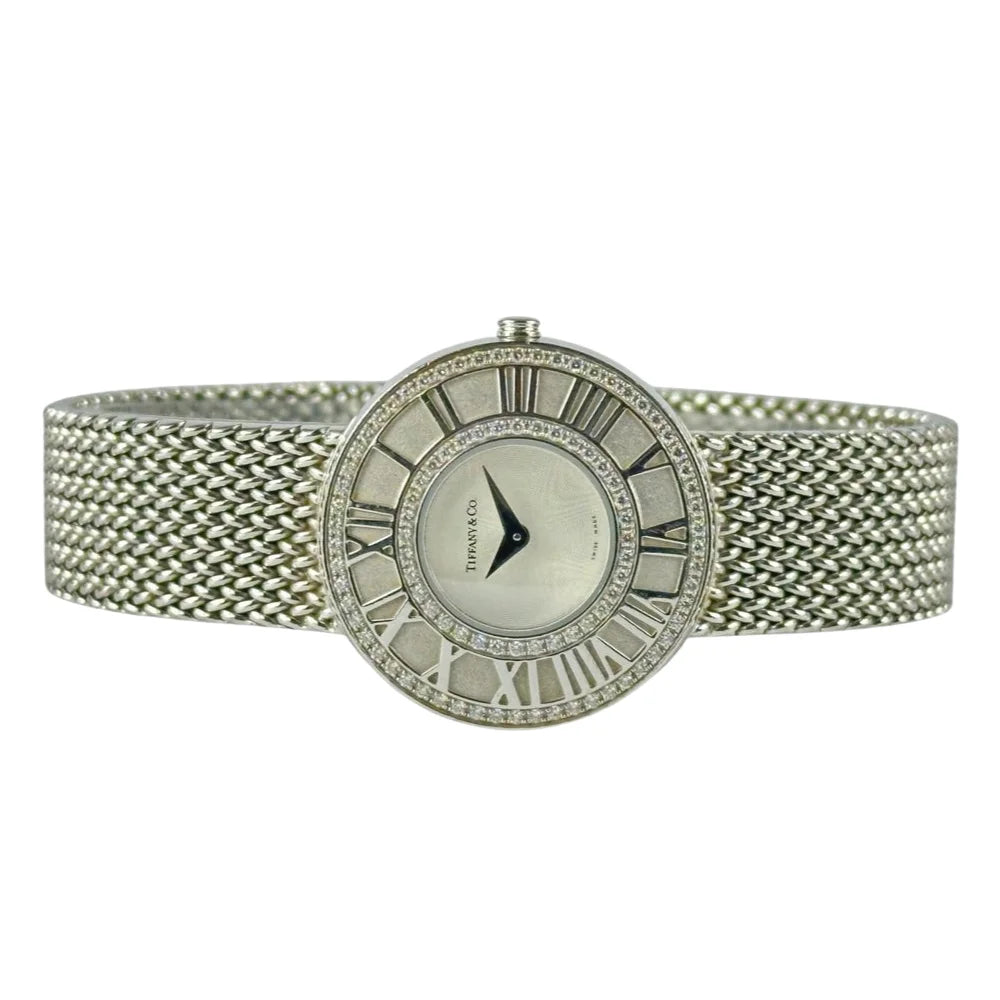 Tiffany & Co. 18K Weissgold 750 mit Diamanten