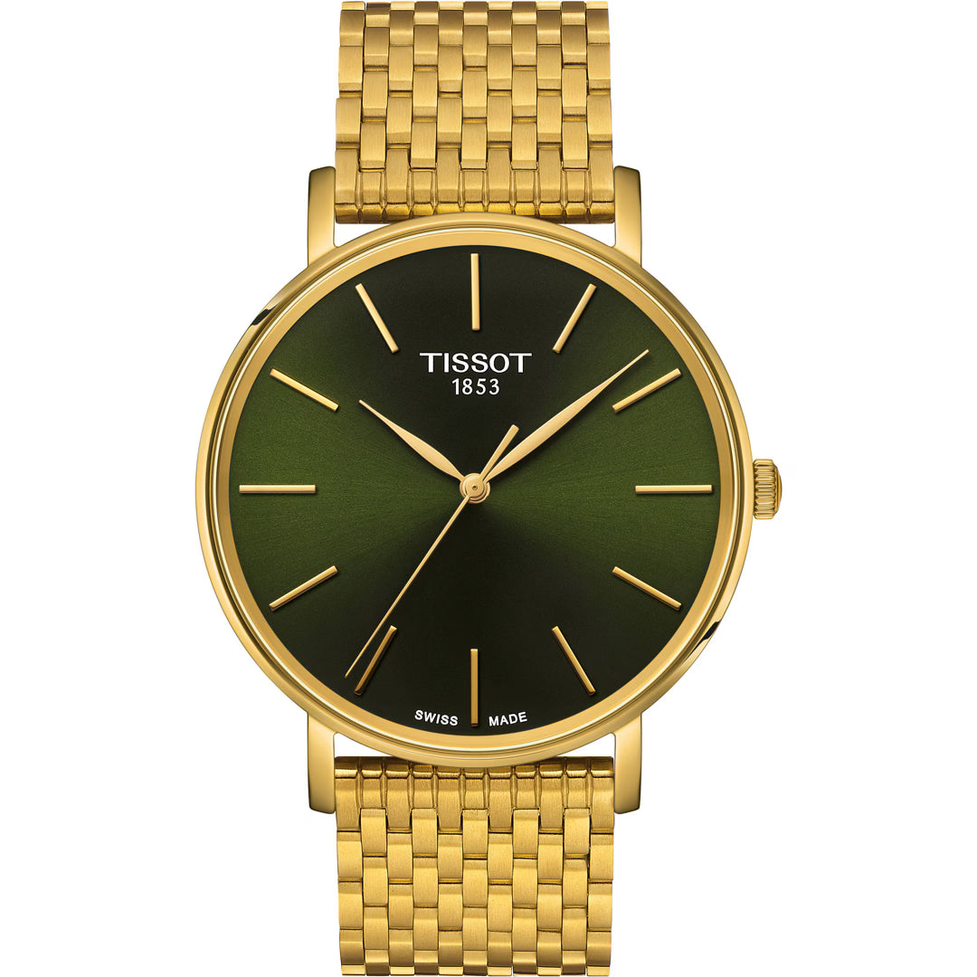 Tissot Everytime Gent Gold / Grün auf Stargold.ch erhältlich.