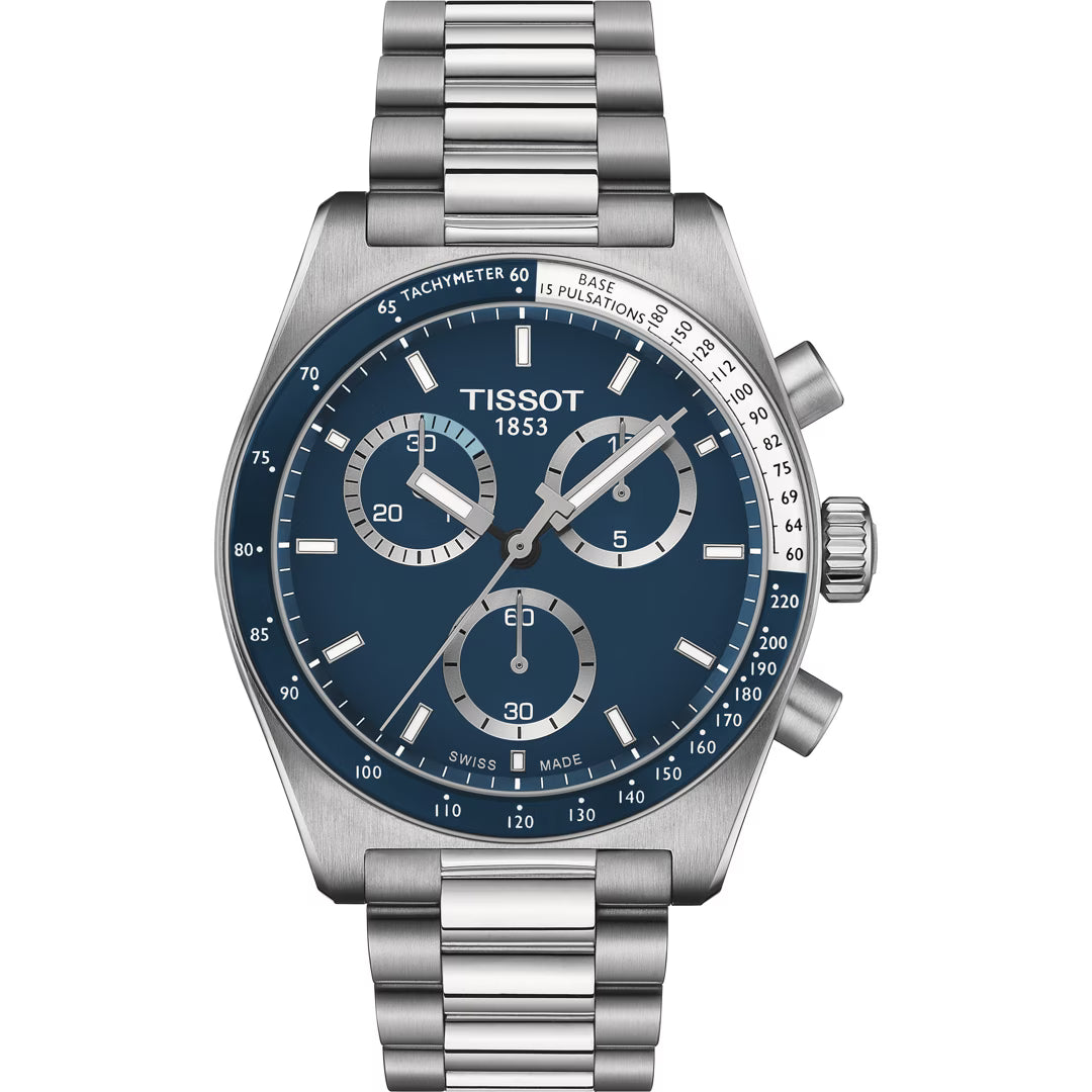 Tissot PR516 Quartz Chronograph Blue auf Stargold.ch erhältlich.