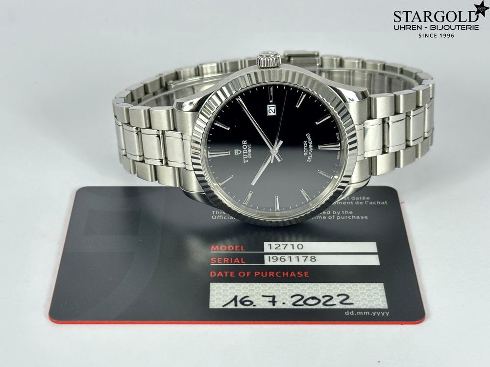 Tudor Style black 41mm - 12710
