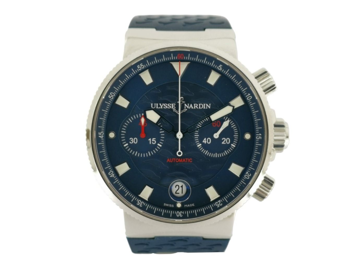 Ulysse Nardin Blue Seal Maxi Marine Chronograph Fullset