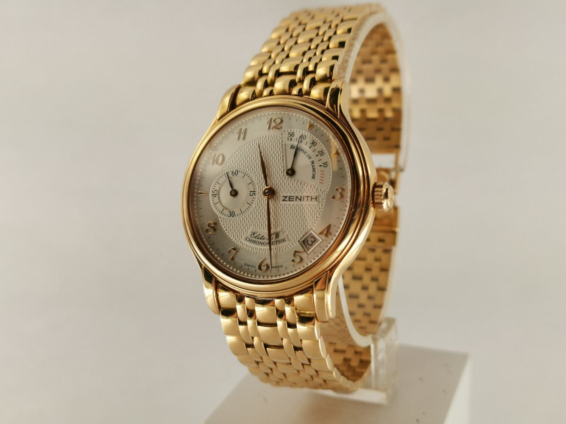 Zenith Elite Chronometer 18K Roségold - 36 mm - 7290 CHF Zürich