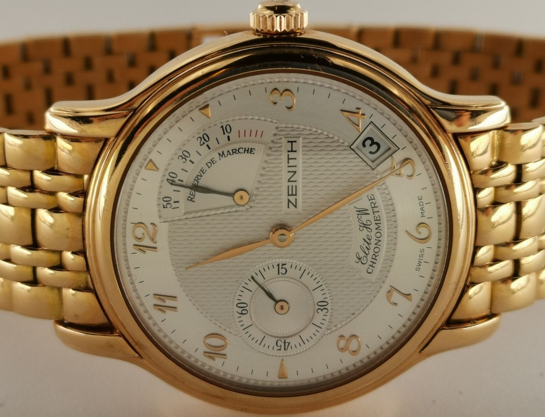 Zenith Elite Chronometer 18K Roségold - 36 mm - 7290 CHF Zürich