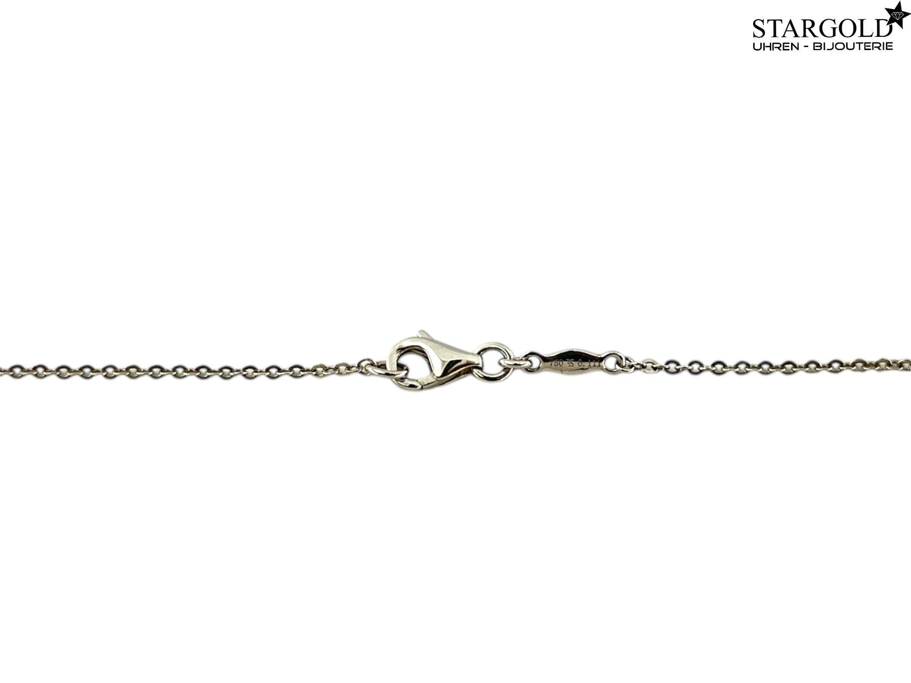 Kette 18K Weissgold 750 & Diamanten