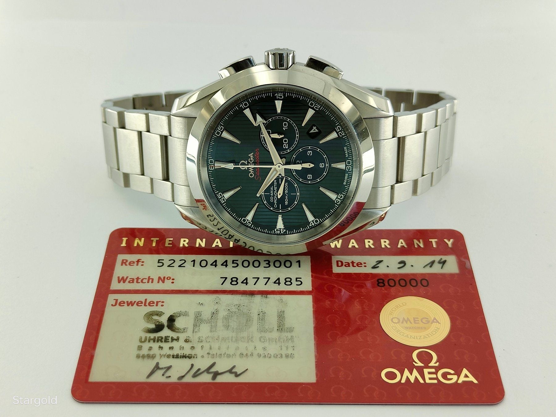 Omega Seamaster Aqua Terra - 220.10.41.21.01.001