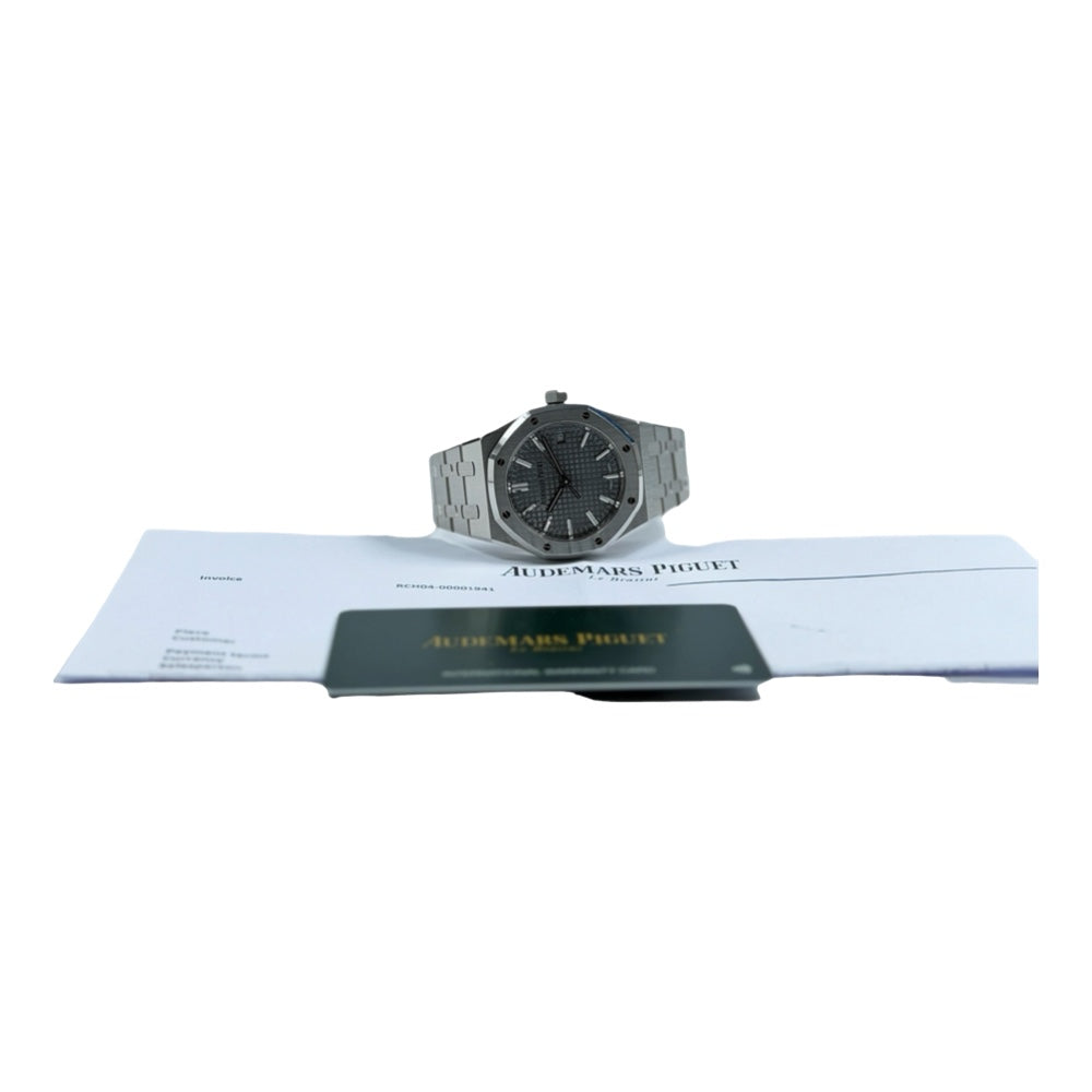 Audemars Piguet Royal Oak - Grey Dial 37mm - 15550ST.OO.1356