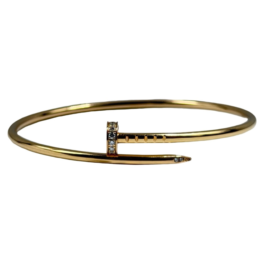 Cartier Juste un Clou Armreif, kleines Modell, Diamanten