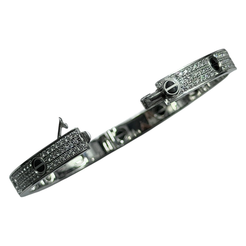 Cartier LOVE bracelet, classic model, paved, ceramic