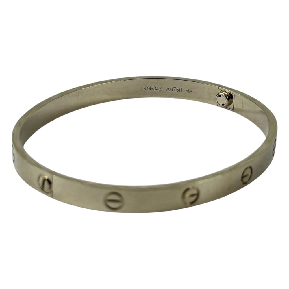 Cartier Love Bracelet in 18 Karat - 750 Weissgold