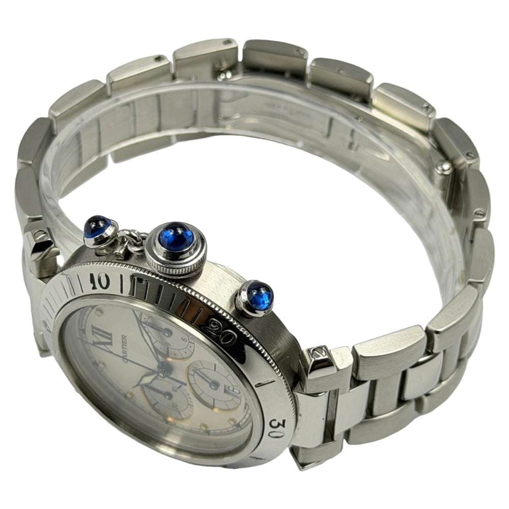 Cartier Pasha Chronograph Quarz - W31004H3