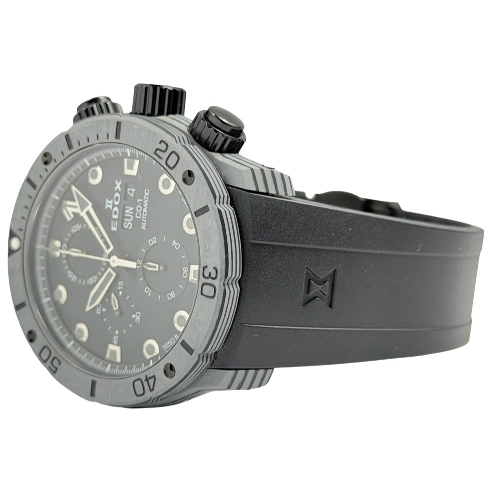 Edox CO-1 Carbon Chronograph Automatik - 01125 CLNGN NING