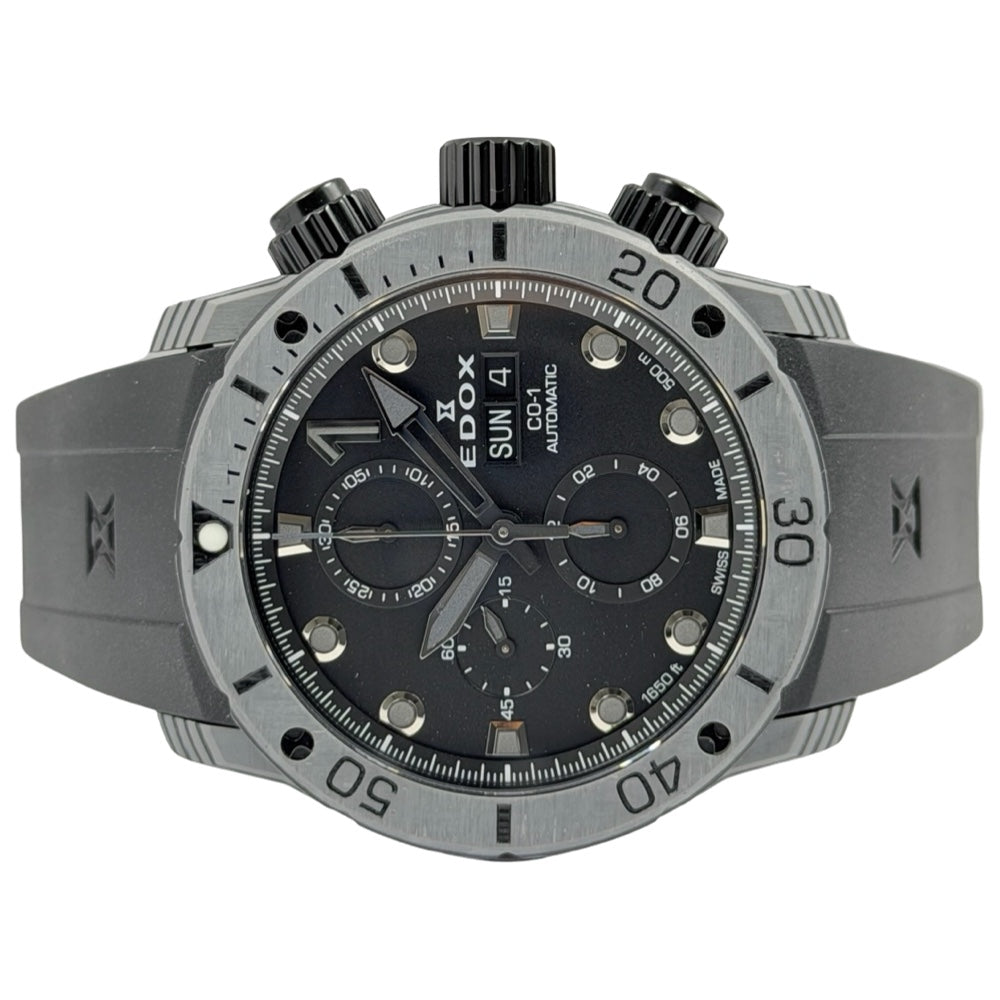 Edox CO-1 Carbon Chronograph Automatik - 01125 CLNGN NING