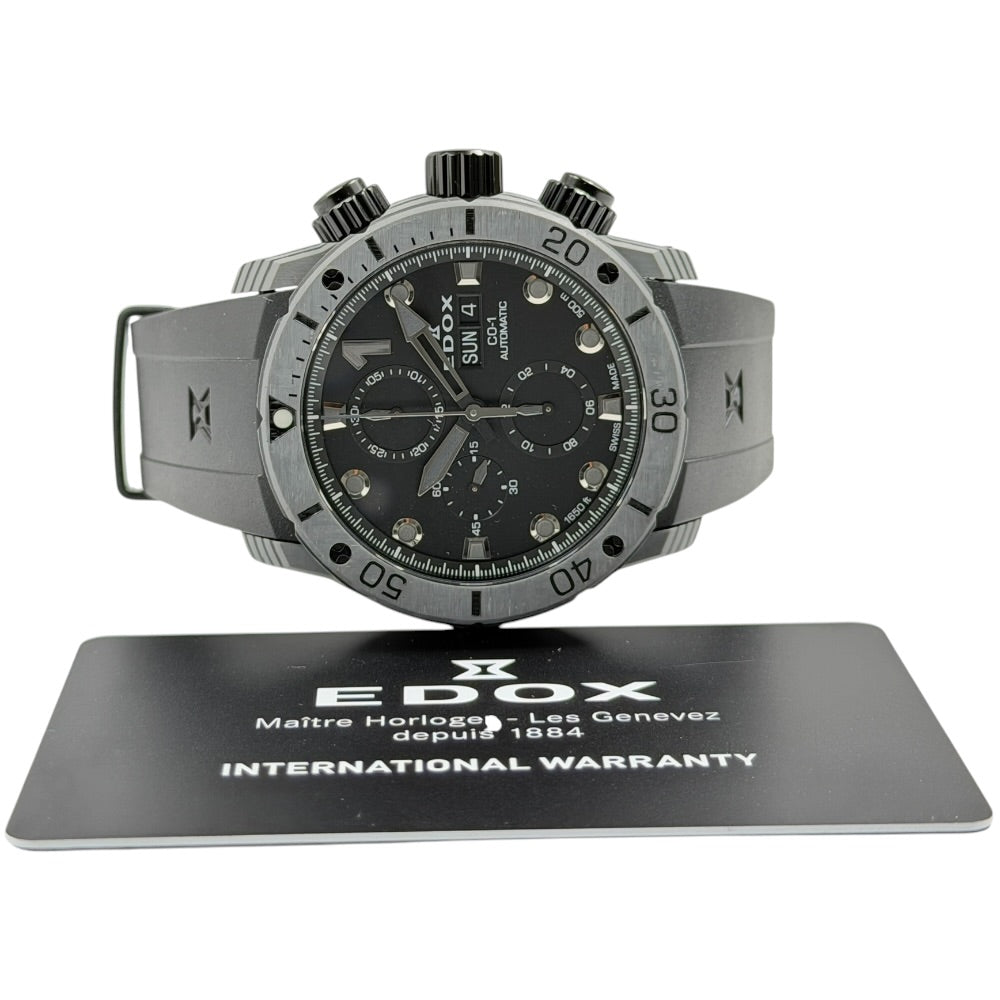 Edox CO-1 Carbon Chronograph Automatik - 01125 CLNGN NING