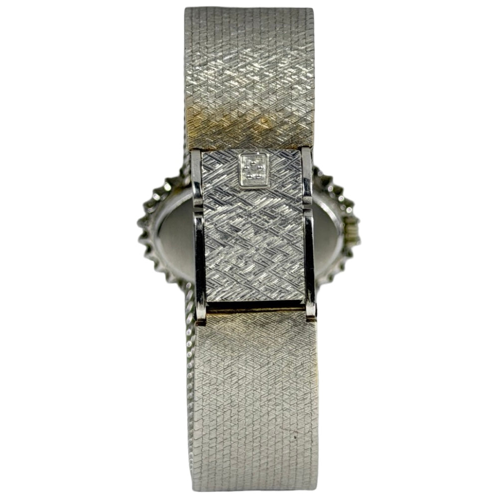 Eterna 18K Weissgold mit Diamanten Damenuhr