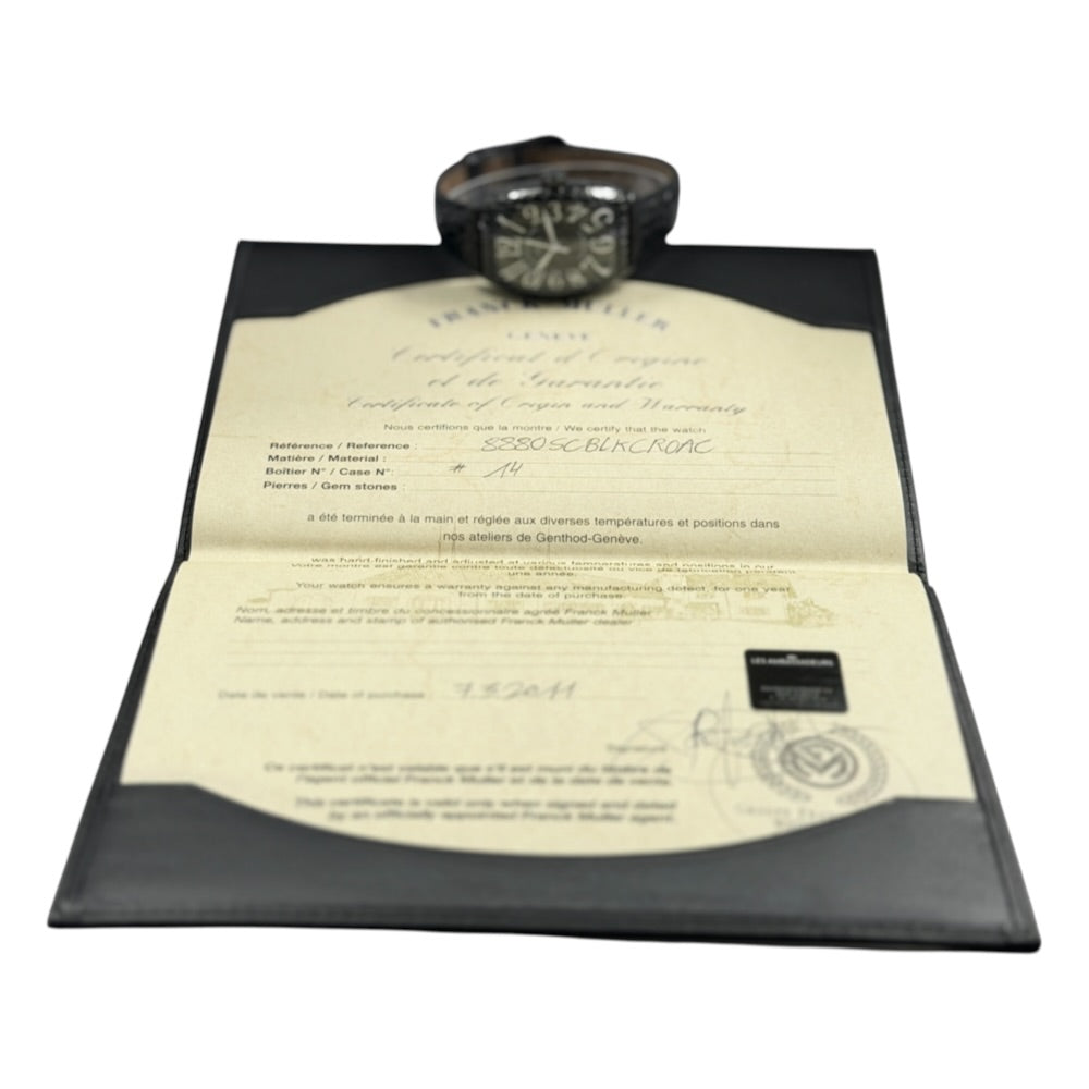Franck Muller Casablanca Black Croco - 8880SCBLKCRO