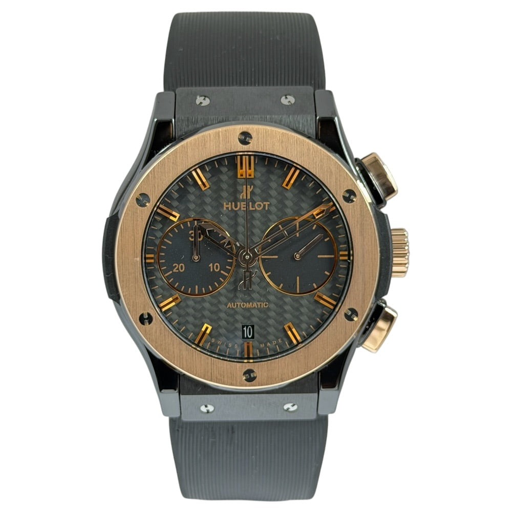 Hublot Classic Fusion Chrono Ceramic & Rose -521.CO.1780.RX auf Stargold.ch erhältlich.
