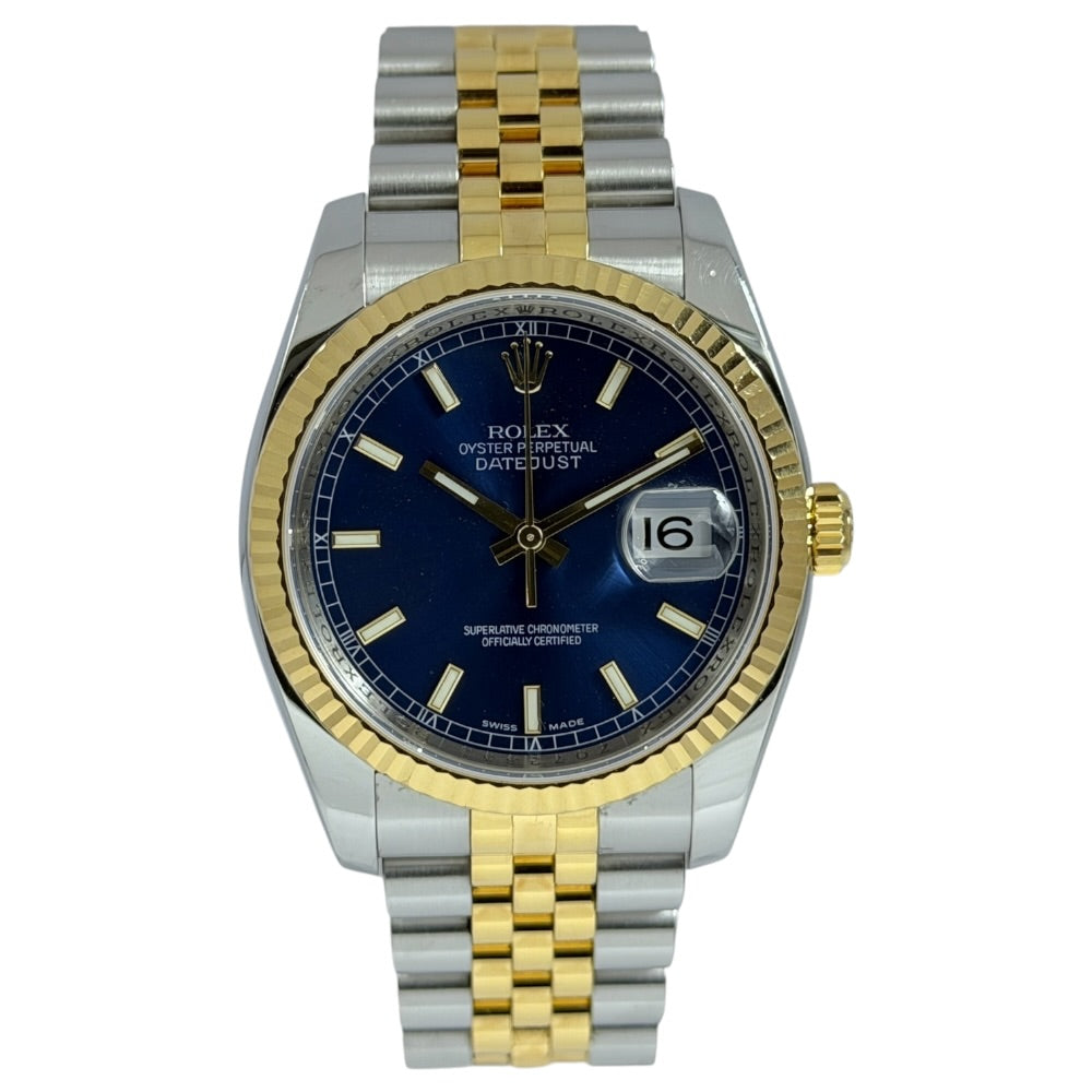 Rolex Datejust 36 Blau - 116233 auf Stargold.ch erhältlich.